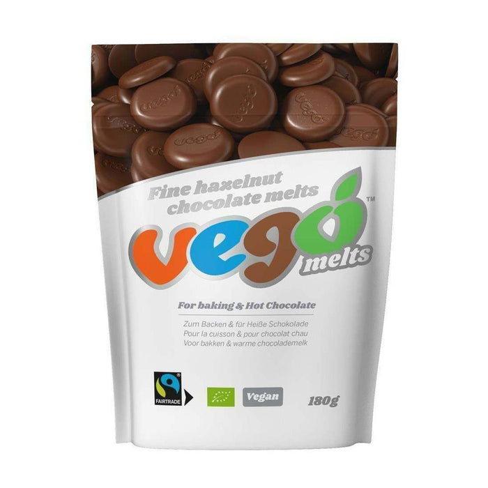 Vego Chocolate Melts Fine Hazelnut 180g