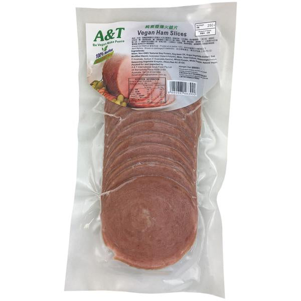 A&T Vegan Ham Slices - Original Flavour (cold)