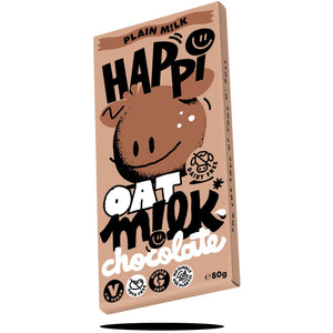 Happi Oat Milk Chocolate Bar - Plain Milk 80g