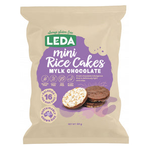 Leda Mini Rice Cakes - Mylk Chocolate 60g