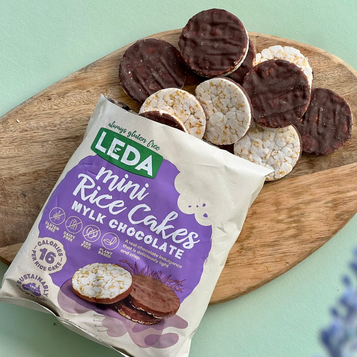 Leda Mini Rice Cakes - Mylk Chocolate 60g