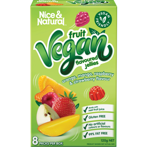 Nice & Natural Vegan Fruit Jellies 120g