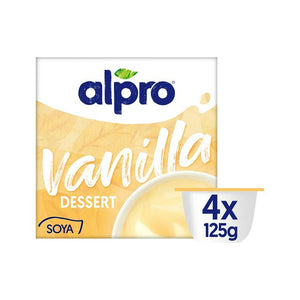 Alpro Heavenly Velvet Vanilla Dessert Cups (4pk)