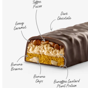 Muscle Nation Custard Protein Bar - Banana Toffee 50g